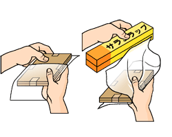 それを袋に入れ固定。