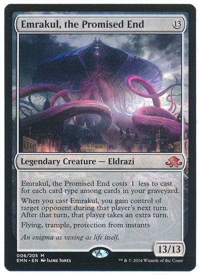 商品に関してMTG　英語版foil　約束された終末、エムラクール