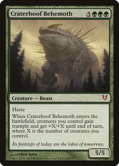 孔蹄のビヒモス/Craterhoof Behemoth(英語版)