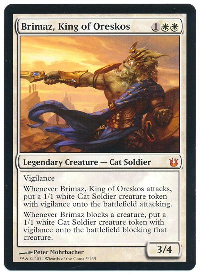 MTG】 オレスコスの王、ブリマーズ/Brimaz. King of Oreskos(英語版) （神話レア） の買取・査定価格 - カーナベル