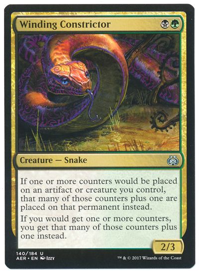 巻きつき蛇/Winding Constrictor(英語版)