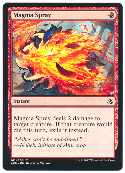 マグマのしぶき Magma Spray 英語版 コモン マジック ザ ギャザリング買取ならカーナベル