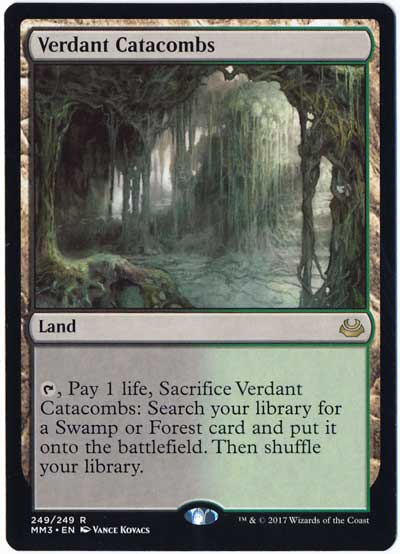 MTG】 新緑の地下墓地/Verdant Catacombs(英語版) （レア） の買取 