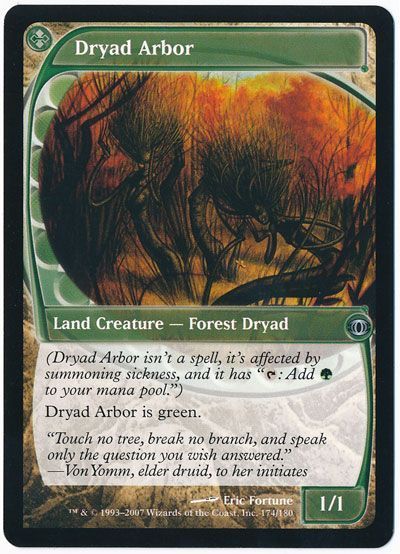 MTG マジックザギャザリング ドライアドの東屋 エラーカード