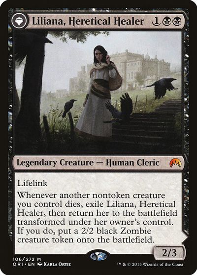 異端の癒し手 リリアナ Liliana Heretical Healer 英語版 神話レア Ori マジック ザ ギャザリング通販カーナベル