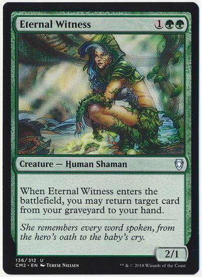 MTG】 永遠の証人/Eternal Witness(英語版) （アンコモン） の買取