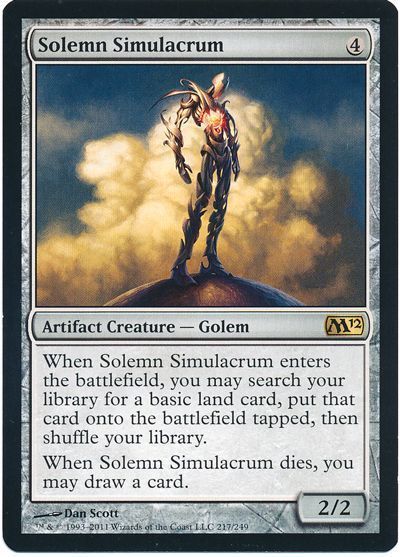 真面目な身代わり Solemn Simulacrum 英語版 レア マジック ザ ギャザリング買取ならカーナベル 真面目な身代わり Solemn Simulacrum 英語版 レア マジック ザ ギャザリング買取ならカーナベル