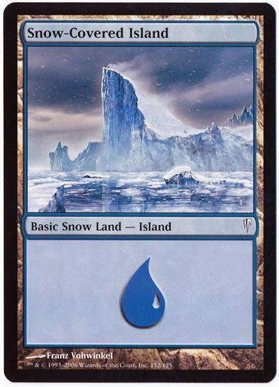 MTG】 冠雪の島/Snow-Covered Island(英語版) (コモン) の買取・査定