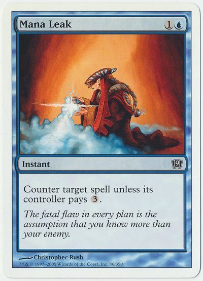 MTG】 マナ漏出/Mana Leak(英語版) （コモン） の買取・査定価格