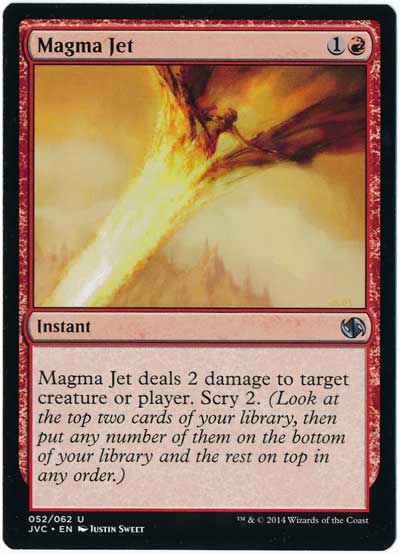 Mtg マグマの噴流 Magma Jet 英語版 Dd アンコ の通販 カーナベル
