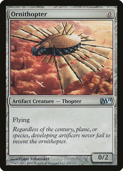羽ばたき飛行機械 Ornithopter 英語版 アンコモン M11 マジック ザ ギャザリング通販カーナベル