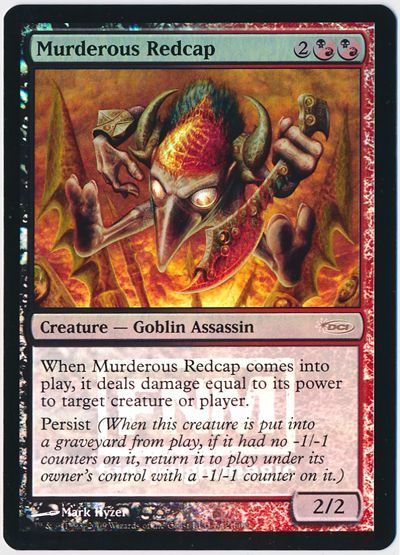 残忍なレッドキャップ Murderous Redcap 英語版 Fnm プロモ プロモ さ マジック ザ ギャザリング通販カーナベル