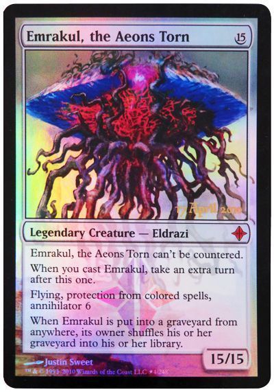 引き裂かれし永劫 エムラクール Emrakul The Aeons Torn 英語版 プレリリース プロモ マジック ザ ギャザリング買取 ならカーナベル