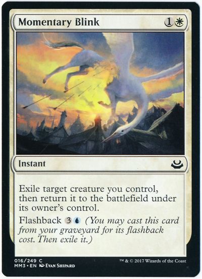 一瞬の瞬き Momentary Blink 英語版 コモン Mm3 マジック ザ ギャザリング通販カーナベル