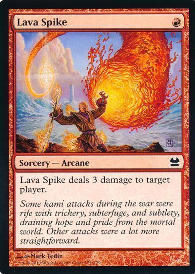 溶岩の撃ち込み Lava Spike 英語版 コモン マジック ザ ギャザリング買取ならカーナベル