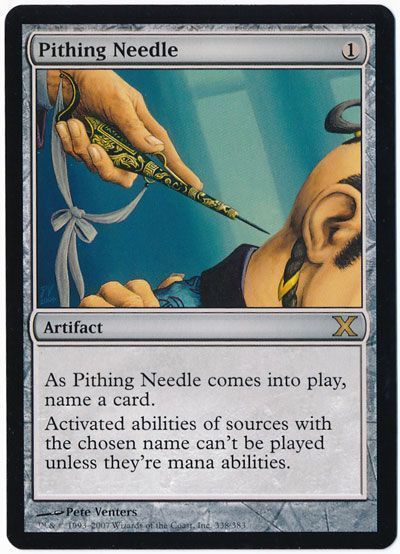 真髄の針/Pithing Needle(英語版)