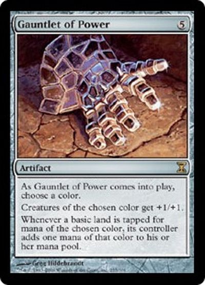 MTG foil英語　魔力の篭手　master piece MTG】 魔力の篭手/Gauntlet of Power(英語版) TSP/レア の通販