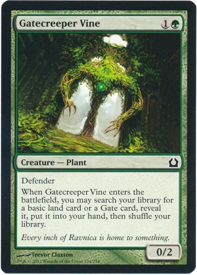 門を這う蔦 Gatecreeper Vine 英語版 Mtg Rtr コモン カーナベル