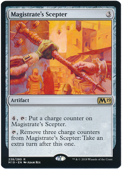 MTG】 市長の笏/Magistrate's Scepter(英語版) M19/レア の通販