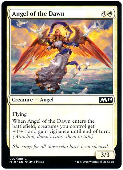 暁の天使 Angel Of The Dawn 英語版 コモン M19 マジック ザ ギャザリング通販カーナベル