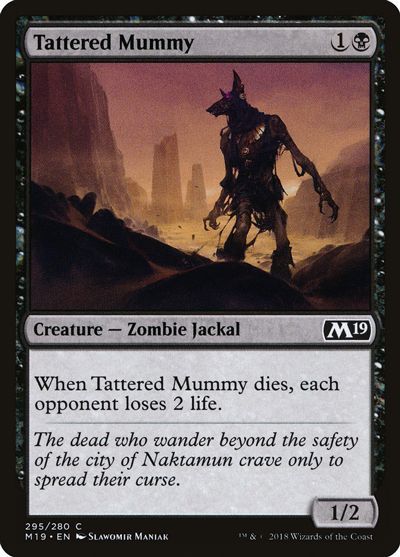 ぼろぼろのミイラ Tattered Mummy 英語版 コモン M19 マジック ザ ギャザリング通販カーナベル