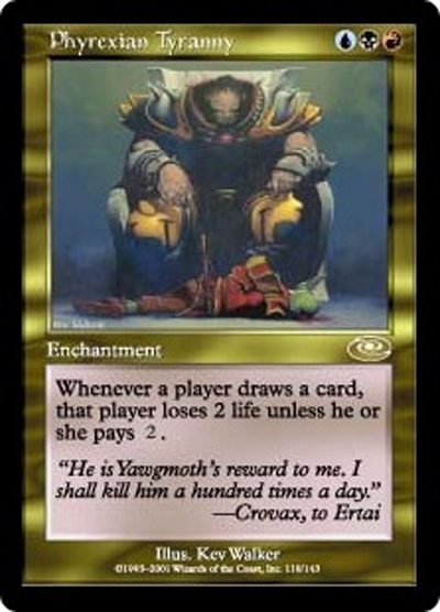正規激安 FOIL/ファイレクシアの暴政/Phyrexian Tyranny/プレーン
