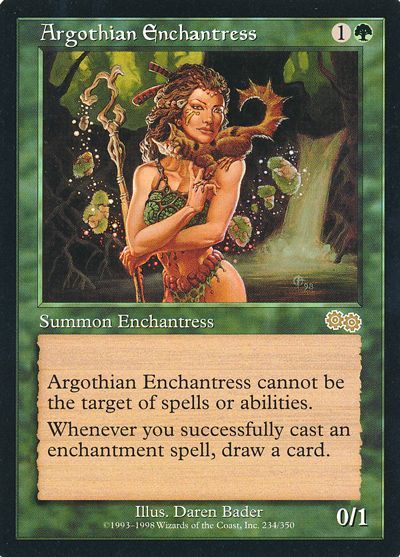 アルゴスの女魔術師/Argothian Enchantress(英語版)