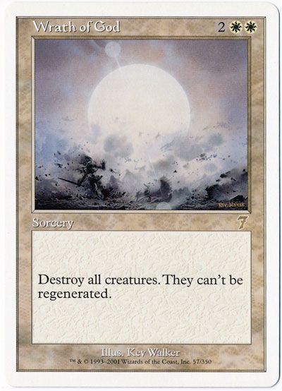 MTG】 神の怒り/Wrath of God(英語版) 7ED/レア の通販 - カーナベル