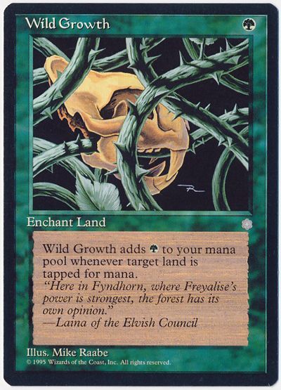 MTG 繁茂/Wild Growth英語版 緑 の買取・査定価格   カーナベル