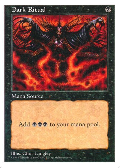 MTG】 暗黒の儀式/Dark Ritual(英語版) 5ED/黒 の通販 - カーナベル