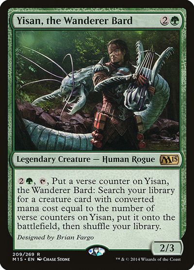 放浪の吟遊詩人 イーサーン Yisan The Wanderer Bard 英語版 レア マジック ザ ギャザリング買取ならカーナベル