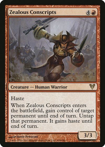 士気溢れる徴集兵/Zealous Conscripts(英語版)