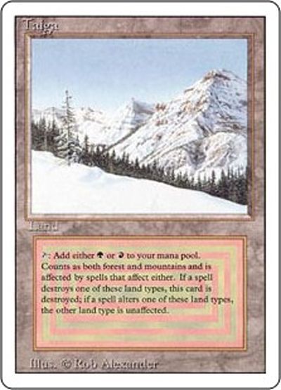 MTG】 Taiga(英語版) 3ED/土地 の買取・査定価格 - カーナベル MTG】 Taiga(英語版) 3ED/土地 の買取・査定価格 - カーナベル
