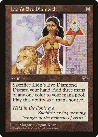 MTG】 ライオンの瞳のダイアモンド/Lion's Eye Diamond(英語版 