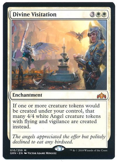 神聖な訪問 Divine Visitation 英語版 神話レア Grn マジック ザ ギャザリング通販カーナベル