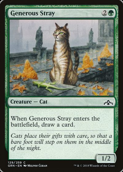 気前のいい野良猫/Generous Stray(英語版)