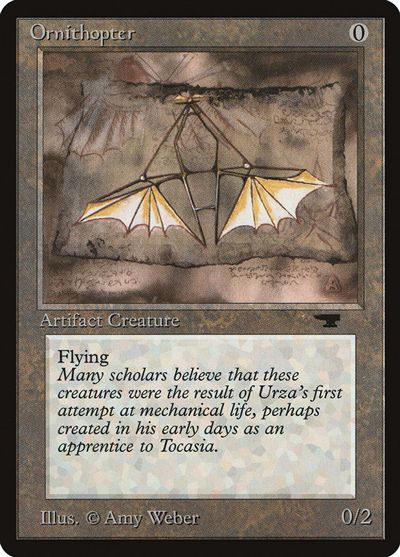 羽ばたき飛行機械 Ornithopter 英語版 アーティファクト Atq マジック ザ ギャザリング通販カーナベル