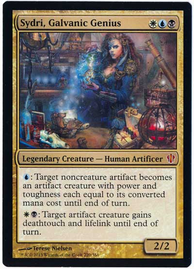 MTG 統率者デッキ 電位式の天才、シドリ Edh MTG】 電位式の天才、シドリ/Sydri. Galvanic Genius(英語版