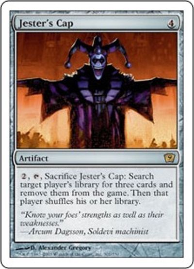 MTG】 道化の帽子/Jester's Cap(英語版) 9ED/レア の買取・査定