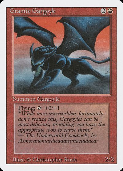Granite Gargoyle 英語版 赤 3ed マジック ザ ギャザリング通販カーナベル