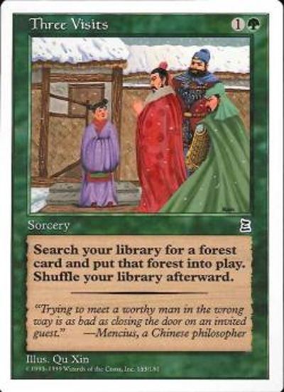 MTG PTK 三顧の礼 英語版 1枚 ① MTG PTK 三顧の礼 英語版 1枚 ① - メルカリ