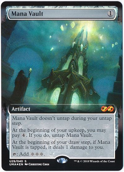 MTG】 魔力の櫃/Mana Vault(英語版)【ボックストッパー版】 UMA