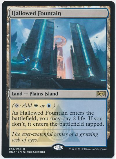 MTG】 神聖なる泉/Hallowed Fountain(英語版) RNA/レア の通販