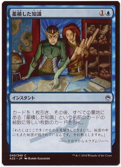 蓄積した知識 foil