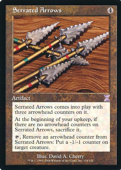 Mtg 鋸刃の矢 Serrated Arrows 英語版 Tsp タイムシフト の通販 カーナベル