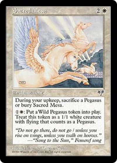 聖なるメサ Sacred Mesa 英語版 白 マジック ザ ギャザリング買取ならカーナベル