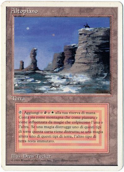 MTG Plateau リバイズドイタリア語版 1枚 - マジック：ザ・ギャザリング