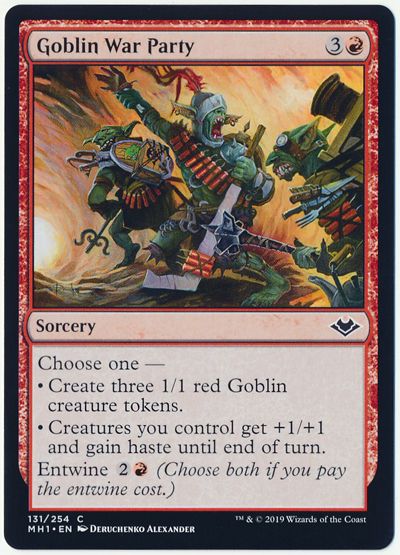 ゴブリンの戦闘隊 Goblin War Party 英語版 コモン Mh1 マジック ザ ギャザリング通販カーナベル ゴブリンの戦闘隊 Goblin War Party 英語版 コモン Mh1 マジック ザ ギャザリング通販カーナベル
