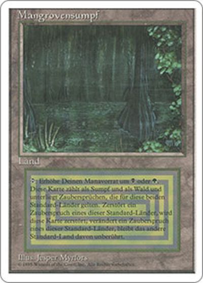 Bayou Mangrovensumpf ドイツ語版 レア 限定カード は マジック ザ ギャザリング通販カーナベル