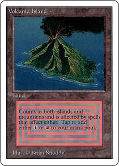 MTG Volcanic Island 英語　美品